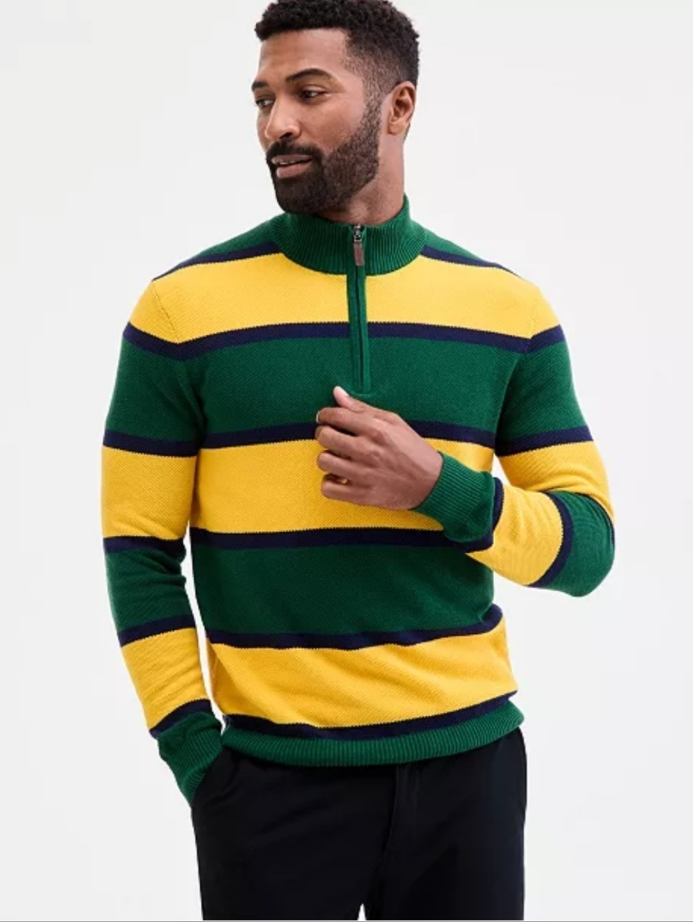 Club Room Quarter Zip Sweater